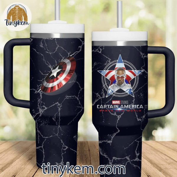 Captain America Brave New World 40OZ Tumbler