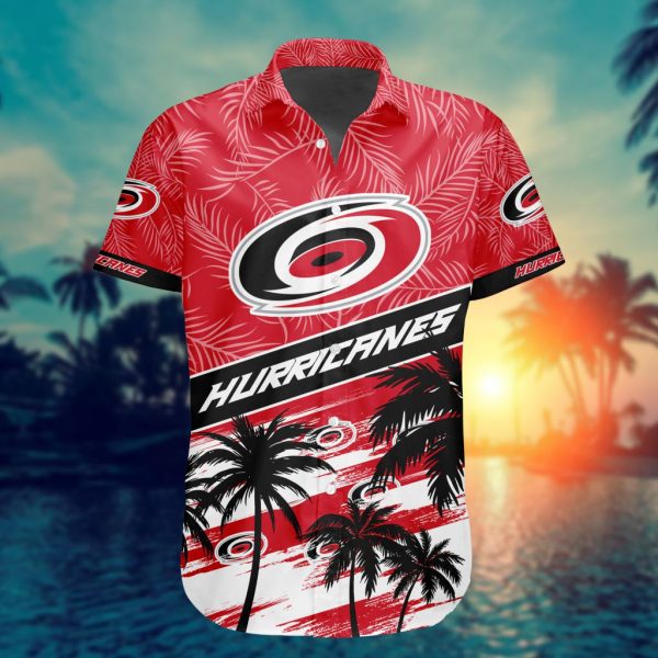 Carolina Hurricanes Summer Design Button Shirt