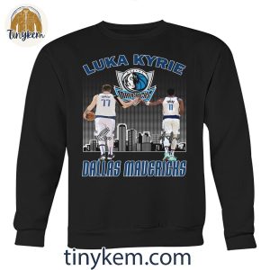 Dallas Mavericks Luka Doncic and Kyrie Irving Shirt 3 kYCoT