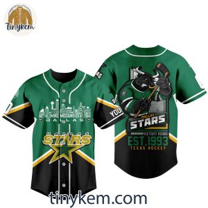 Dallas Stars 2024 Season Personalized Baseball Jersey 5 mMS2O