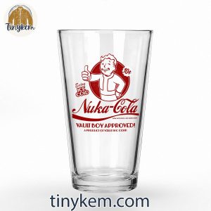 Fallout Custom 16oz Beer Glass Cup 2 W55Ec