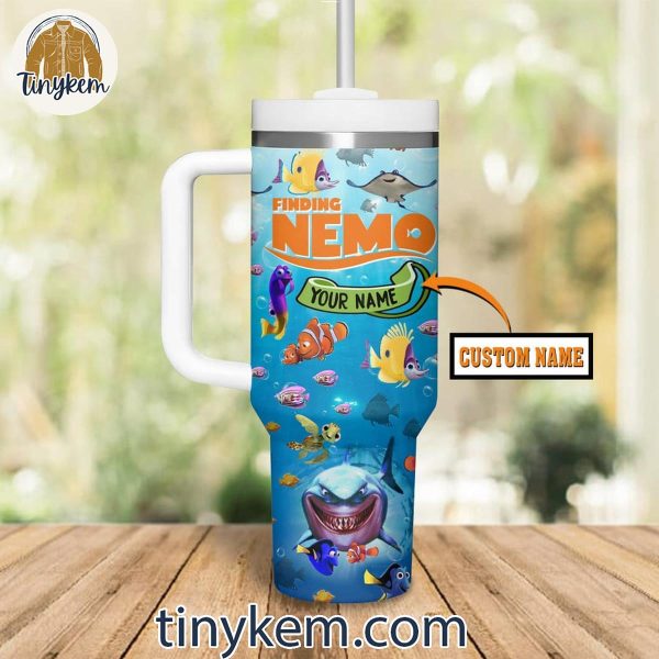 Finding Nemo Just Keep Swimming Custom 40OZ Tumbler
