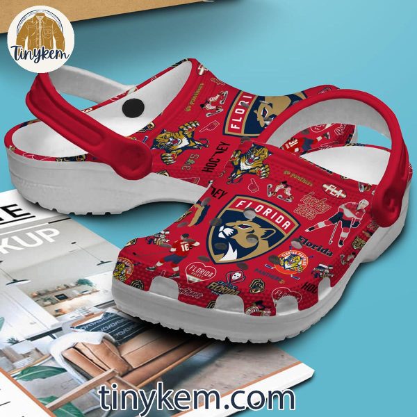 Florida Panthers Team Logo Crocs – Comfortable Sports Clogs
