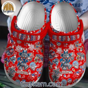 Grateful Dead Americas Independence Day Unisex Crocs Clogs 3 QyOJf