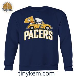 Indiana Pacers and Snoopy Driving Car Shirt 3 KHKdg