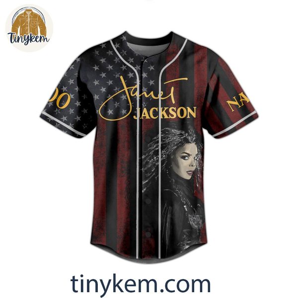 Janet Jackson Themed Baseball Jersey – I Am A Part Of The Rhythm Nation