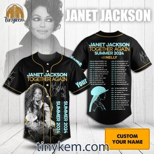 Janet Jackson Themed Baseball Jersey – I Am A Part Of The Rhythm Nation