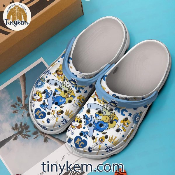 Kansas City Royals Themed Casual Crocs – Comfort Slip-On Clogs