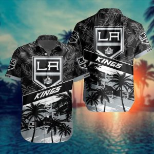 Los Angeles Kings Summer Design Button Shirt