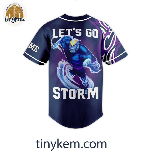 Melbourne Storm Personalized Baseball Jersey