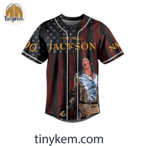 Michael Jackson Im Gonna Make A Change For Once In My Life Custom Baseball Jersey 2 EIaDp