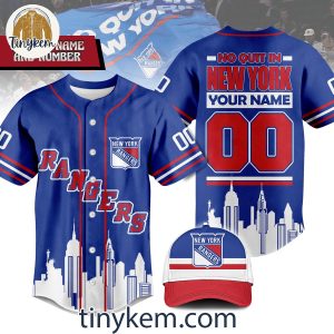 NY Rangers Custom Jersey and Hat Bundle – Iconic Team Gear