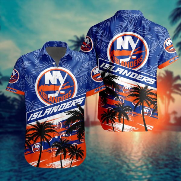 New York Islanders Summer Design Button Shirt