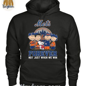 New York Mets x Peanuts Forever Not Just When We Win T-Shirt