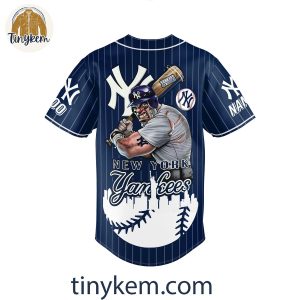 New York Yankees Here Come The Yankees Custom Baseball Jersey 3 QpVBO