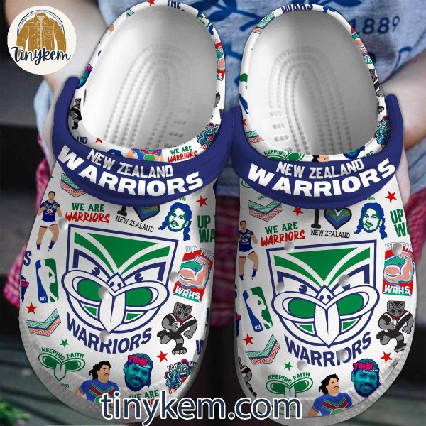 New Zealand Warriors Themed Casual Crocs – Comfort Slip-On Clogs