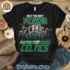 Boston Celtics Rise Together Shirt With Jaylen Brown, Poingis, Tatum and Derick