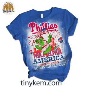 Philadelphia Phillies America Independence Day Tshirt And Shorts Set 4 RC9Yr