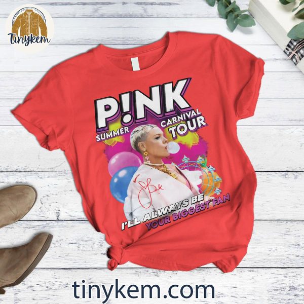 P!nk Tour 2024 Carnival Tshirt and Short Set