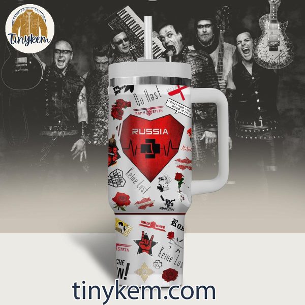 Rammstein Rusia Love 40OZ Tumbler