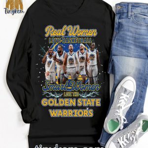 Real Women Love Basketball Smart Women Love The Golden State Warriors T Shirt 3 MrHjr