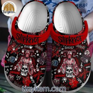Slipknot Unisex Crocs Clogs – Red and Black