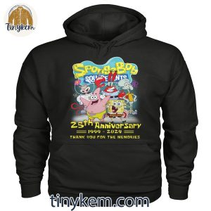 Spongebob 25 Years Anniversary 1999 2024 Tshirt 2 sg8ru