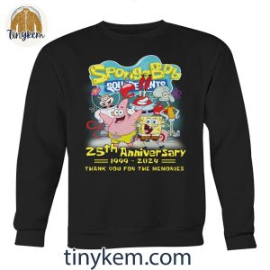 Spongebob 25 Years Anniversary 1999 2024 Tshirt 3 8yWEg