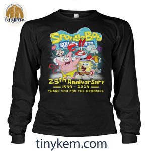 Spongebob 25 Years Anniversary 1999 2024 Tshirt 4 W22iq