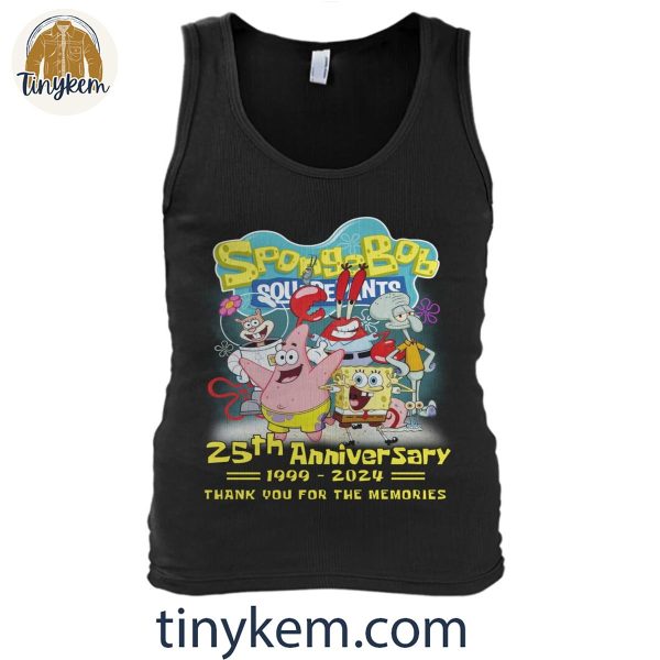 Spongebob 25 Years Anniversary 1999-2024 Tshirt