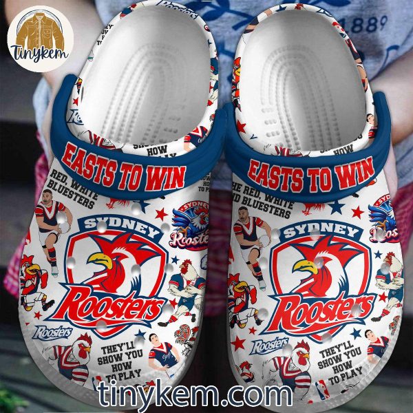 Sydney Roosters Themed Casual Crocs – Easts To Win