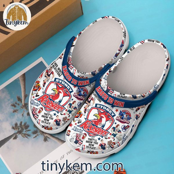 Sydney Roosters Themed Casual Crocs – Easts To Win