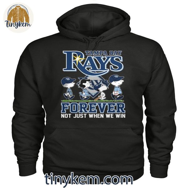 Tampa Bay Rays And Peanuts Shirt: Forever Not Just When We Win