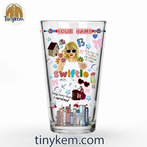 Taylor Swift Custom 16oz Beer Glass Cup 2 p0dOc