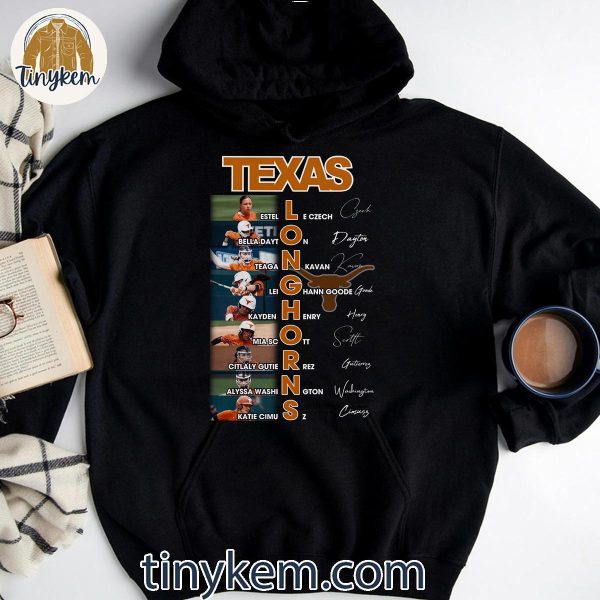 Texas Longhorns Women’s Softball Player Roster T-Shir