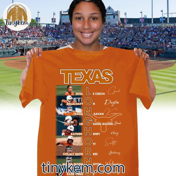 Texas Longhorns Women’s Softball Player Roster T-Shir