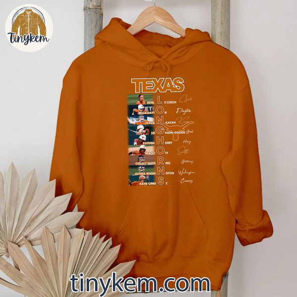 Texas Longhorns Women’s Softball Player Roster T-Shir