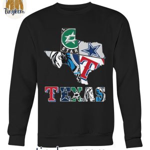 Texas Sport Teams With Dallas Cowboys2C Stars2C Mavericks2C Rangers T Shirt 3 U7EA6