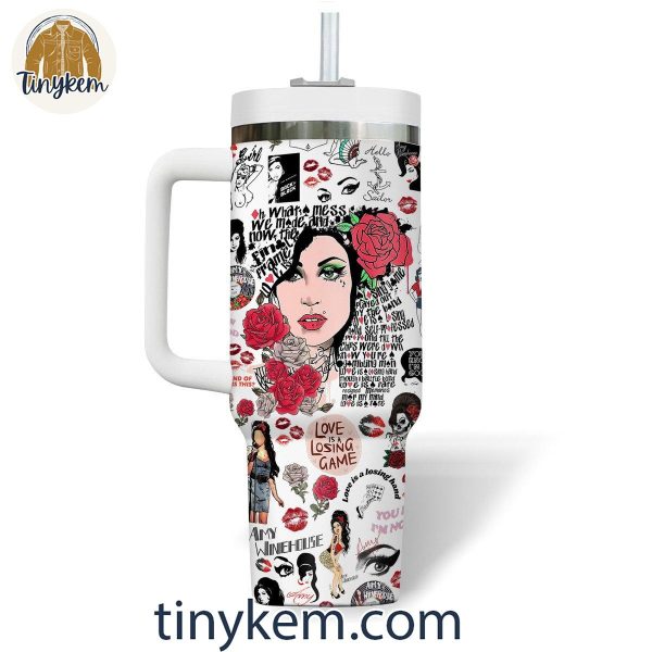 Amy Wine House 40OZ Tumbler