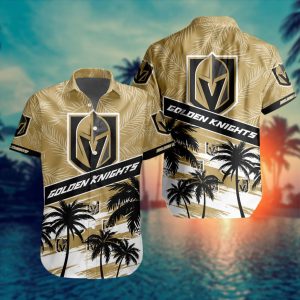 Vegas Golden Knights Summer Design Button Shirt