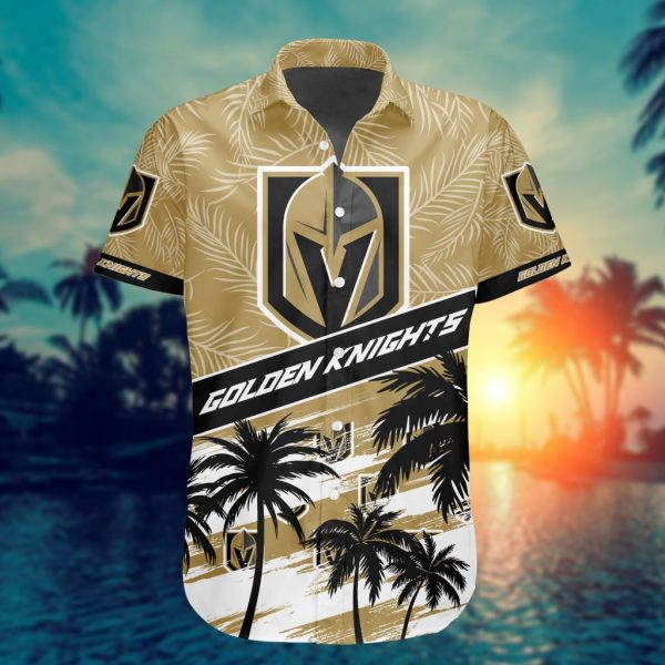 Vegas Golden Knights Summer Design Button Shirt