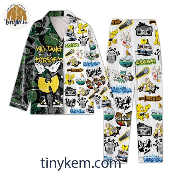 Wu-Tang Clan Satin Pajamas Set