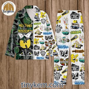 Wu Tang Clan Satin Pajamas Set 4 rHYZa