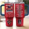 Florida Panthers 2024 Stanley Cup Champions 40Oz Navy Tumbler