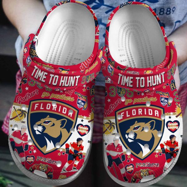 Florida Panthers 2024 Stanley Cup Champions Crocs Clogs