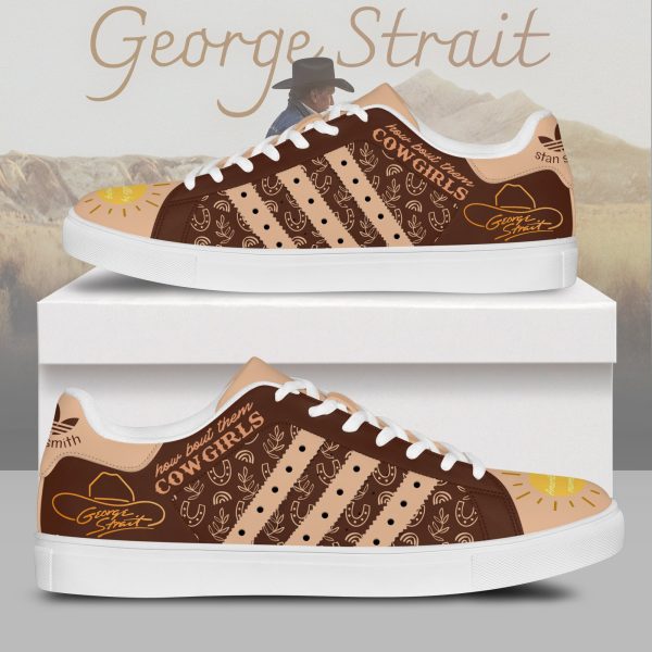 George Strait Personalized Leather Skate Shoes