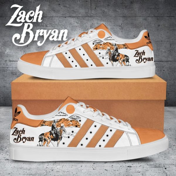 Zach Bryan Personalized Leather Skate Shoes
