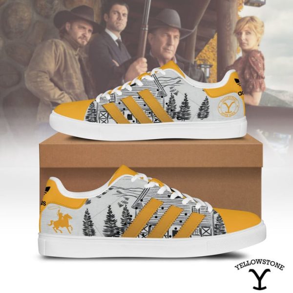Yellowstone Film Personalized Leather Skate Shoes