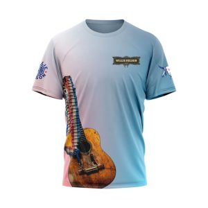 Willie Nelson 3D Tshirt: Blue Skies Smilin’ At Me