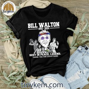 Bill Walton Rest In Peace Tshirt 3 z5n4e